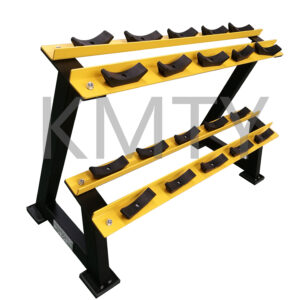 two layer dumbbell rack